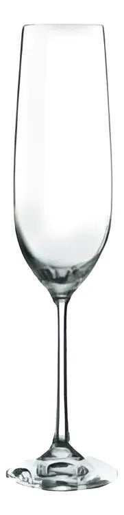 Set Copas Viola Flauta 190 Ml X6 Bohemia - Transparente