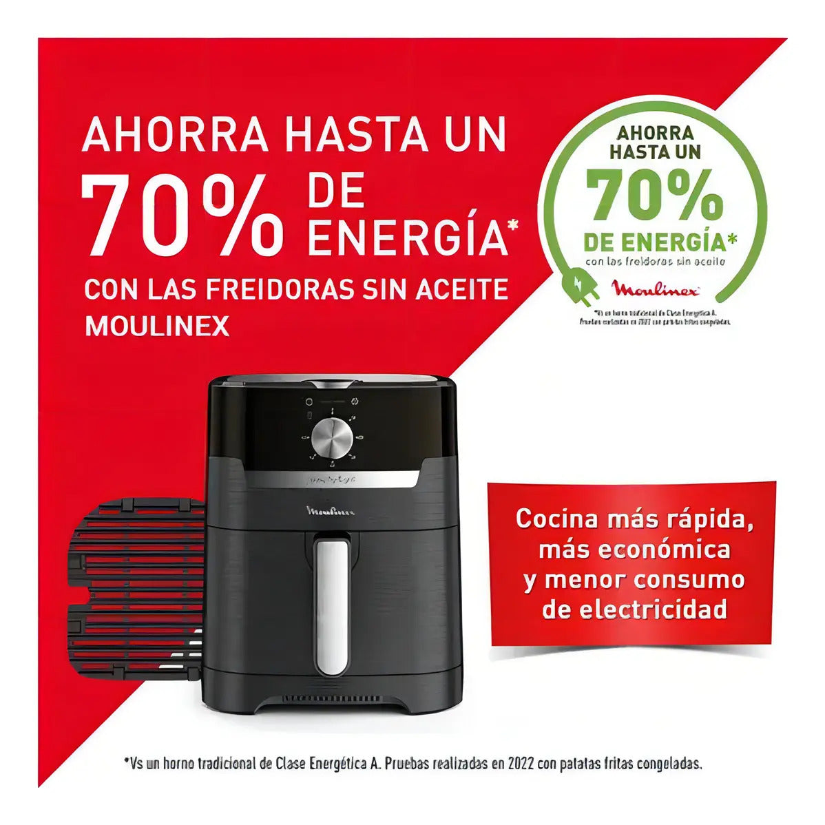 Freidora De Aire Easy Fry&grill 4,2 L 1550w - Negro