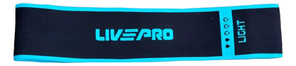 Miniband En Tela Loop Bands Gym S Livepro - Negro