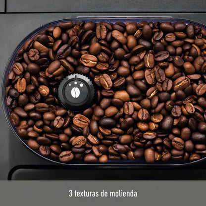 Cafetera Expreso Krups Espumador Y Molinillo - Negro