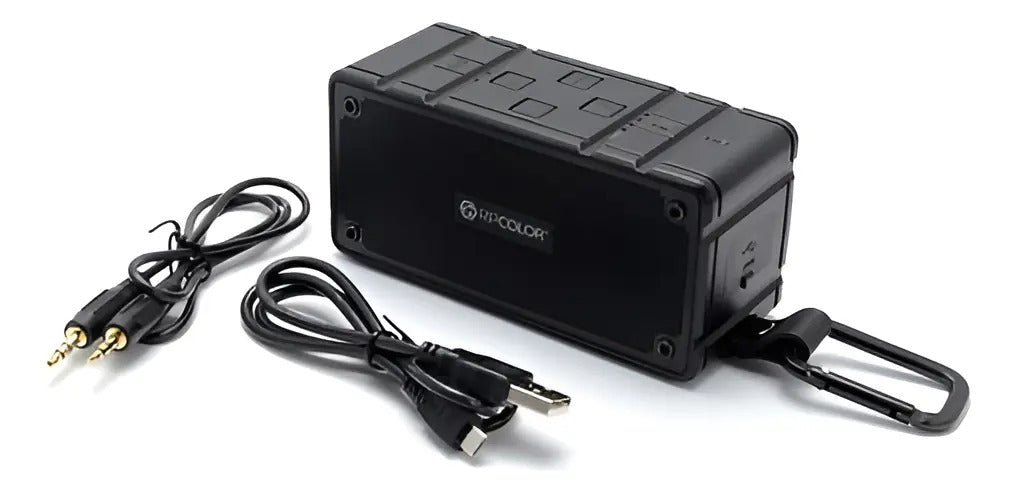 Parlantes Con Bluetooth 10w Ripcolor - Negro