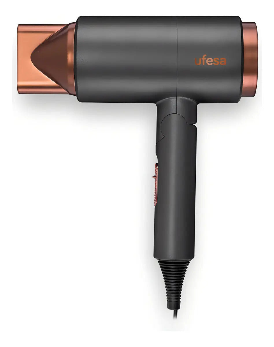 Pack Secador De Pelo + Plancha Ufesa My Glamour Set Gris Oscuro