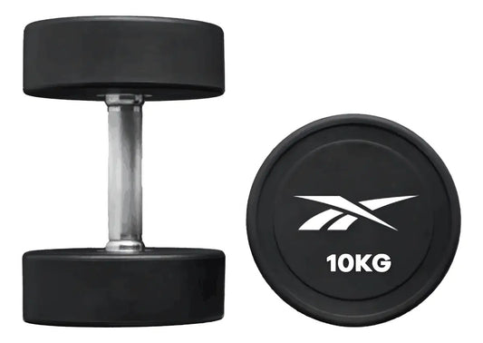 Mancuerna Redonda De Cpu 10kg Reebok - Negro