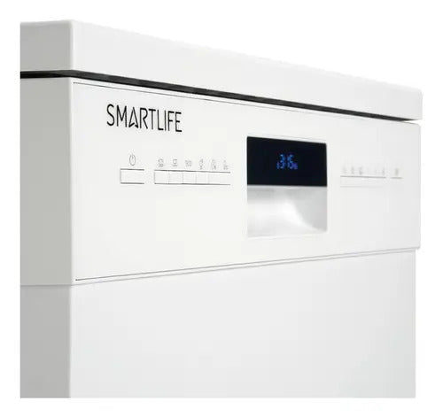 Lavavajillas Smartlife 12-14 Cubiertos Sl-dw6012w Blanco