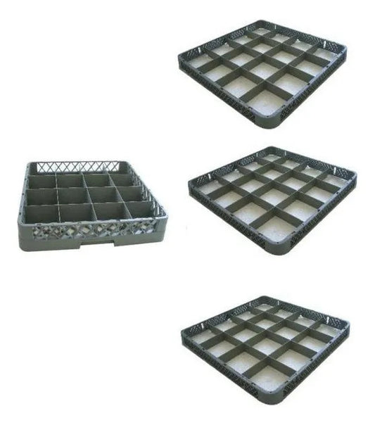 Rack+ 3 Extensibles 16 Compartimientos Rbf-16t H2