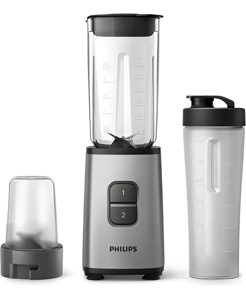 Mini Licuadora Philips 350w 1 Lt 2 Vel Hr2604/80 - Gris