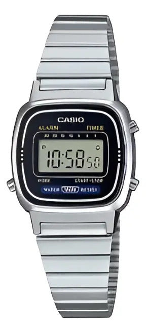 Reloj Casio Digital 30mm La-670wa-1d - Plateado