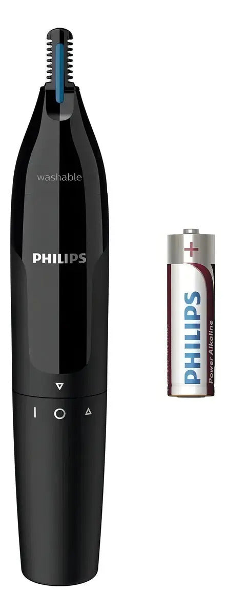 Recortador De Pelos Nariz Orejas Philips Nt1650 - Negro