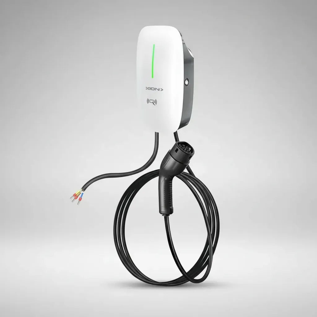 Cargador De Auto Eléctrico De Pared 7kw Tipo 2 Xi-ev7wall Qo Blanco