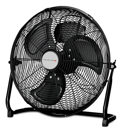 Turbo Ventilador Industrial Metálico 50cm Futura - Negro Negro Metal 3