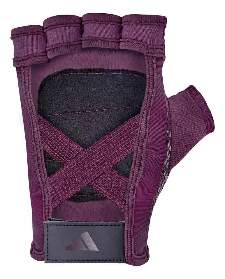 Guantes De Entrenamiento Mujer Bordo adidas Fitness Talle M Geométrico