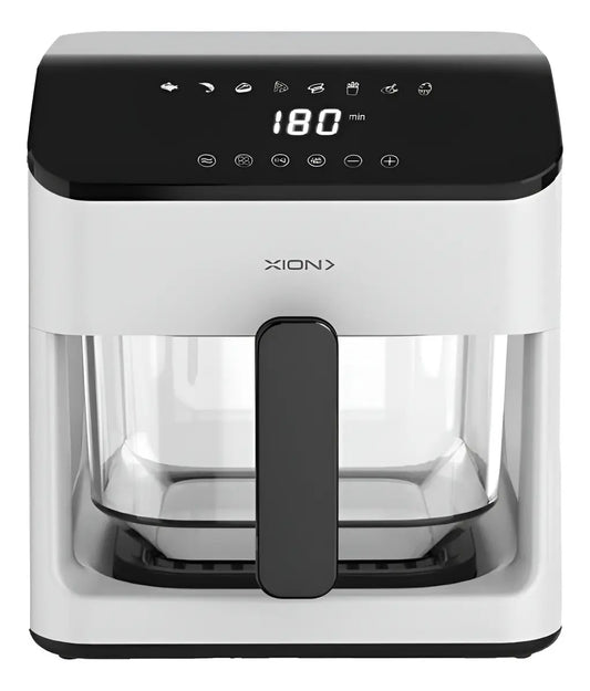 Freidora Sin Aceite Xion Con Cesto De Vidrio Xi-fr48v Blanco