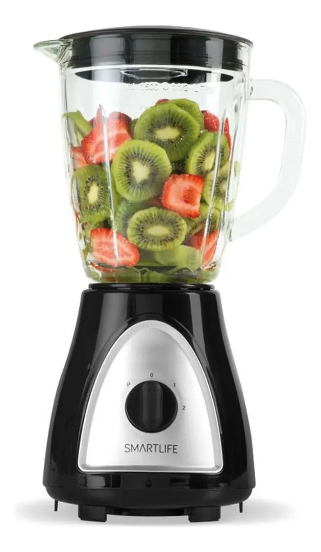 Licuadora Smartlife Jarra Vidrio 1,5 L 400w Bl1008b Negro