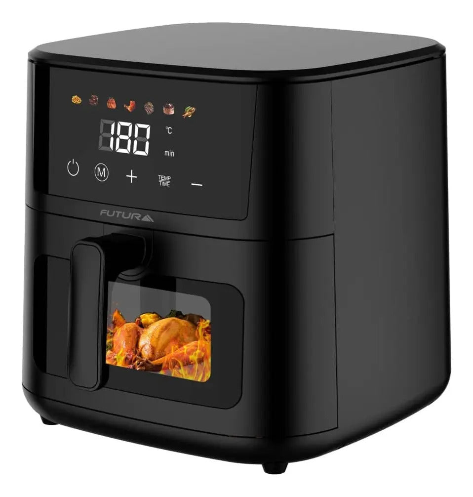 Freidora De Aire Futura 8 Lts Digital Fut-af80db - Negro 50