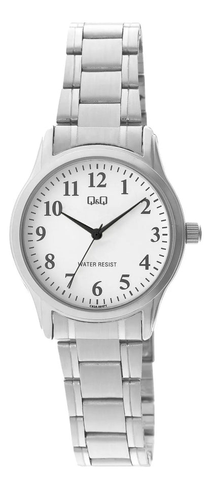 Reloj Q&q Metal Dama 28mm C03a-001py - Plateado