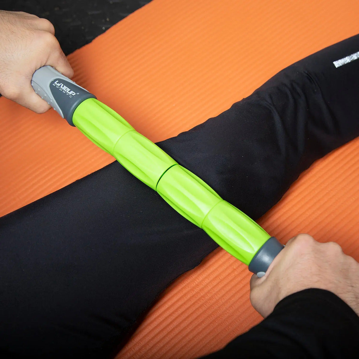 Rollo Manual Stick Rodillo Masajes Livepro - Verde