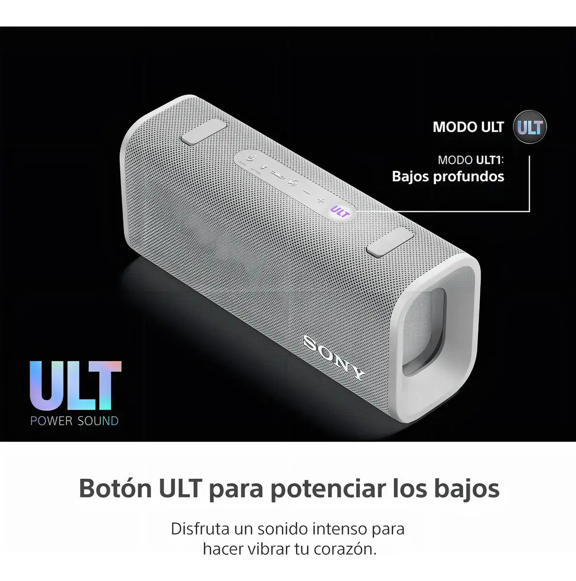 Parlante Portátil Inalámbrico Sony Ult Field 3 Srs-ult30 Qof Blanco