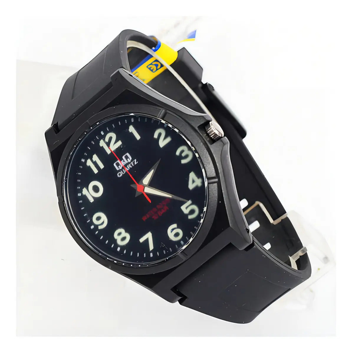 Reloj Q&q Silicona Hombre 40mm Vq66j024y - Negro