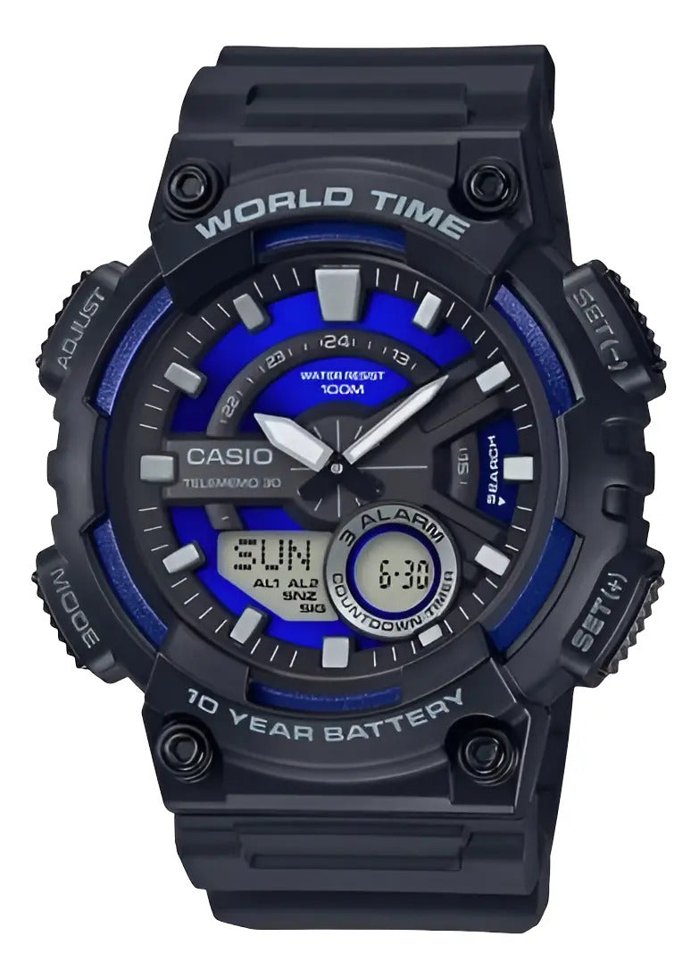 Reloj Casio Digital Aeq-110w-2a2vcf - Negro