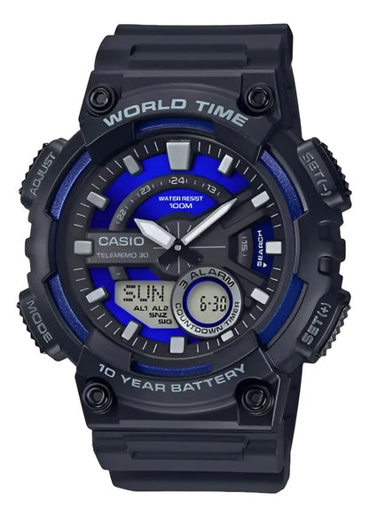 Reloj Casio Digital Aeq-110w-2a2vcf - Negro