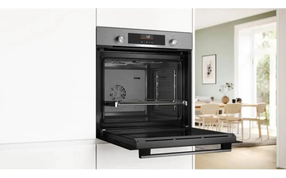 Horno De Empotrar Bosch Multifunción 60cm Hbg536es3 Negro