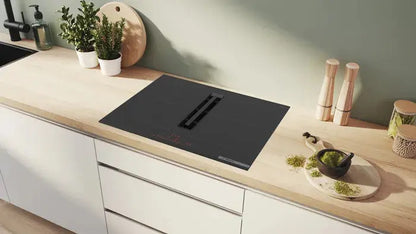 Placa De Inducción Bosch Pvq731h26e C/extractor - Negro