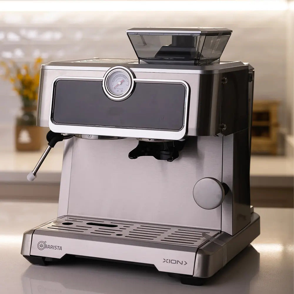 Cafetera Espresso Y Capuccino Barista Xion Xi-cm90 Gris