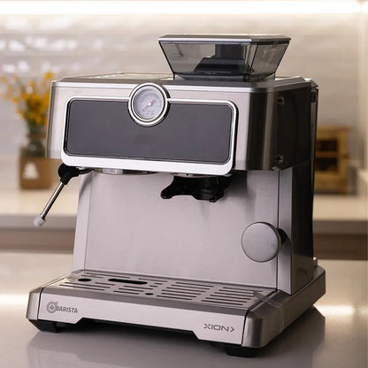 Cafetera Espresso Y Capuccino Barista Xion Xi-cm90 Gris
