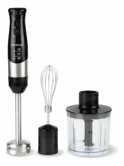 Mixer Con Accesorios 600 W 2 Vel Sl-hb6029 - Negro/acero Inoxidable