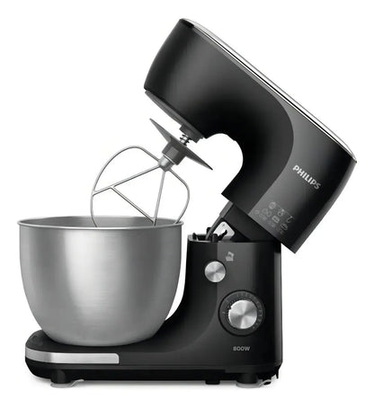 Batidora Planetaria Bowl Acero 5 L 800w 12 Vel Hr7922/90 Qof Negro
