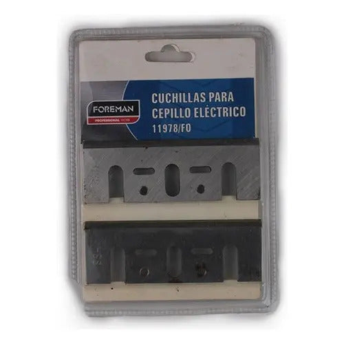 Set De Cuchillas Foreman P/ Cepillo Eléc. 11977