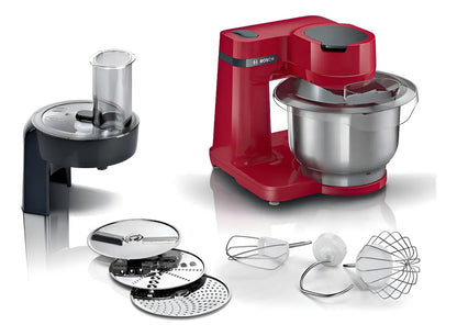 Robot De Cocina Bosch 38lt Bowl Inox Mums2er01 - Rojo