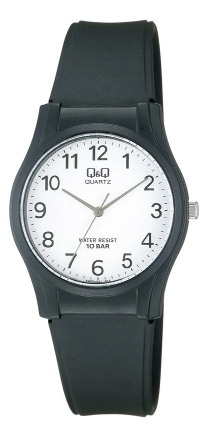 Reloj Q&q Silicona Hombre 33mm Vq02j001y - Negro