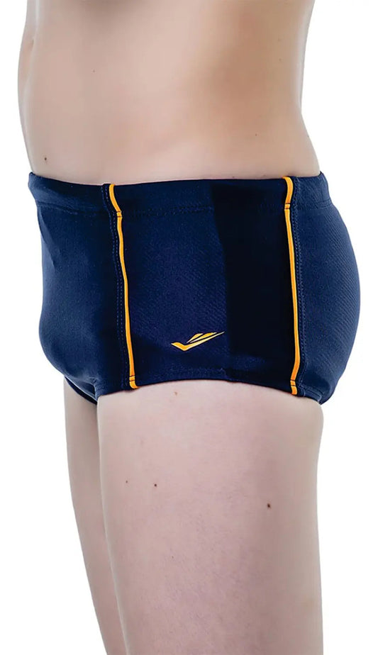 Sunga Slip Malla De Natación Niño Uv50+ Elite - Azul/naranja 10