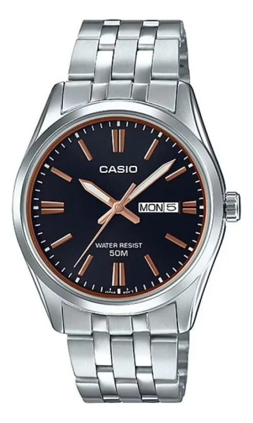 Reloj Casio Metal Hombre Mtp-1335d1a2 - Plateado