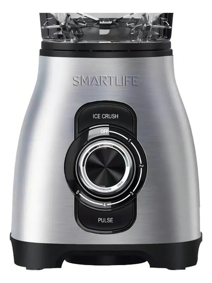 Licuadora Smartlife Jarra Vidrio 1,75 L 800w Bl1703 Plateado