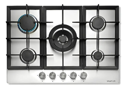 Anafe A Gas Smartlife 5 Hornallas 70x60cm A7060gc Plateado