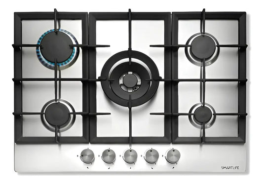 Anafe A Gas Smartlife 5 Hornallas 70x60cm A7060gc Plateado