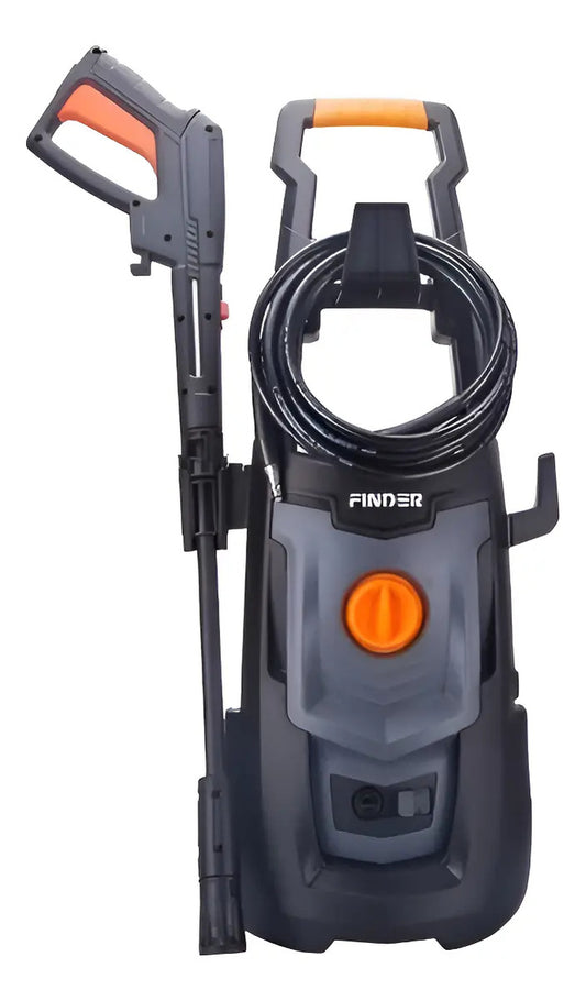Hidrolavadora Finder 1800w 140bares Hogar Taller .u Negro/gris 50 60hz
