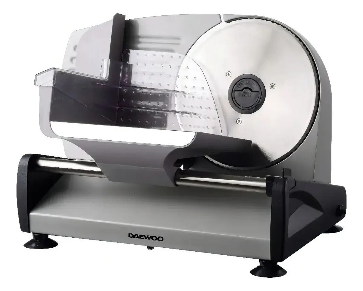 Cortadora De Fiambre Daewoo Acero Inox 150w - Plateado