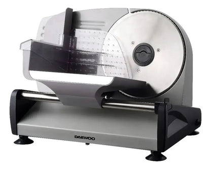 Cortadora De Fiambre Daewoo Acero Inox 150w - Plateado