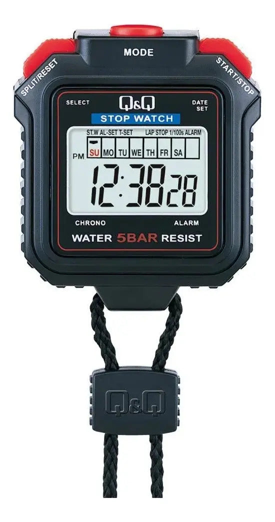Cronómetro Q&q Digital Hs43j001y - Negro