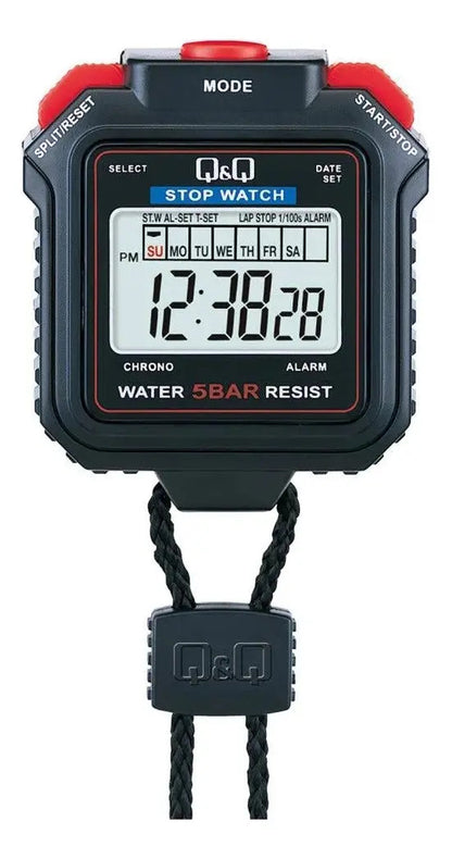 Cronómetro Q&q Digital Hs43j001y - Negro