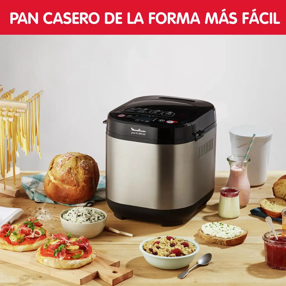 Panetera Moulinex Horno Para Pan - Gris