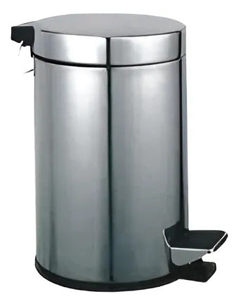 Papelera Acero C/pedal 20 Lt.