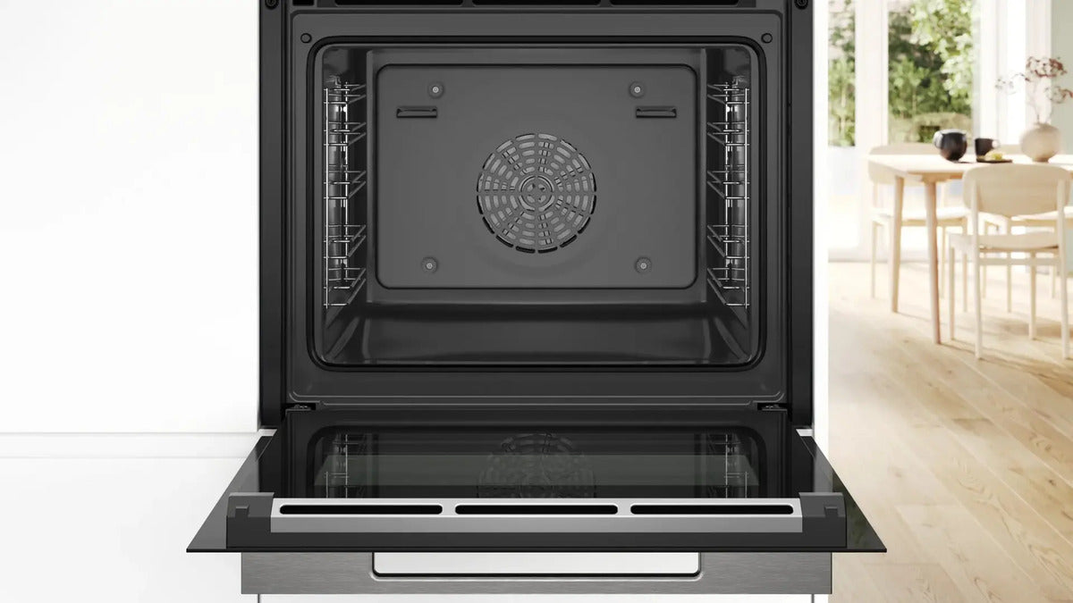 Horno De Empotrar Bosch Multifunción A Vapor - Negro