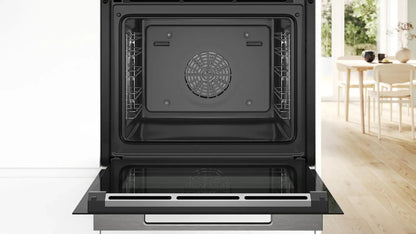 Horno De Empotrar Bosch Multifunción A Vapor - Negro