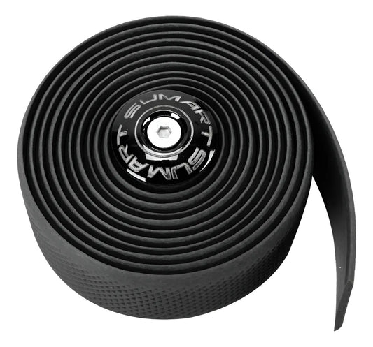 Cinta De Manillar Silicona Hbt-180 Antideslizante Sumart Qof Negro