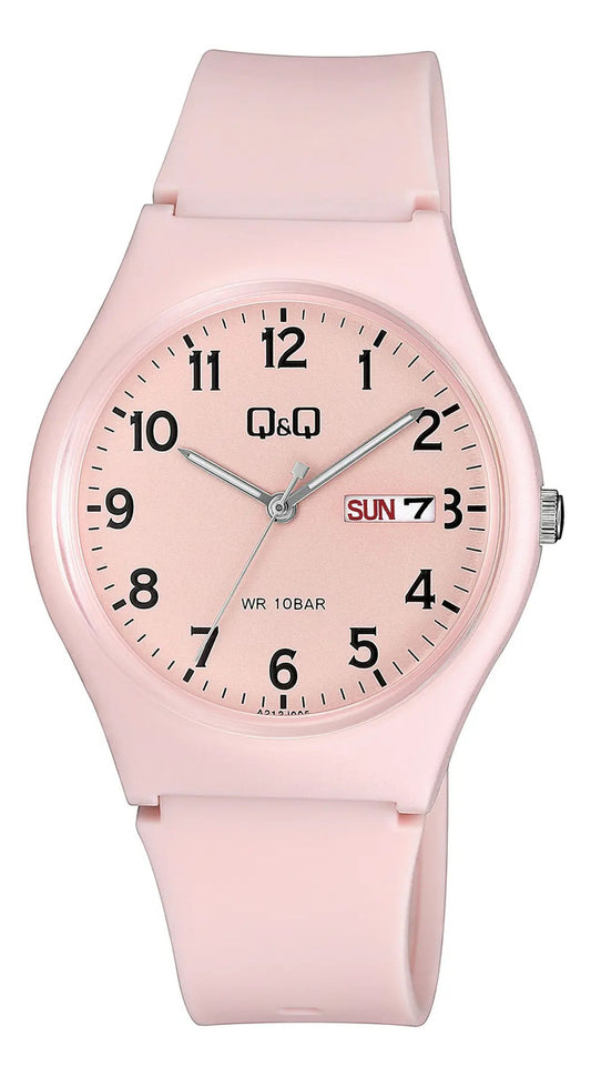 Reloj Q&q Silicona Dama 38mm A212j005y - Rosa