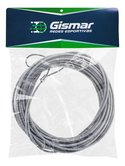 Cable De Acero P/red Plastificada Tenis Playa Gismar
